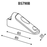 Závitová redukce BS790B pro zpětná zrcátka RIZOMA pro motocykly BMW C600 Sport, černá (1sada)